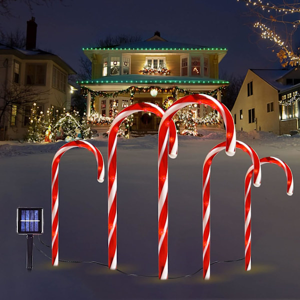 Solcellsjulbelysning, Vattentät Landskapsjulbelysning, Pa