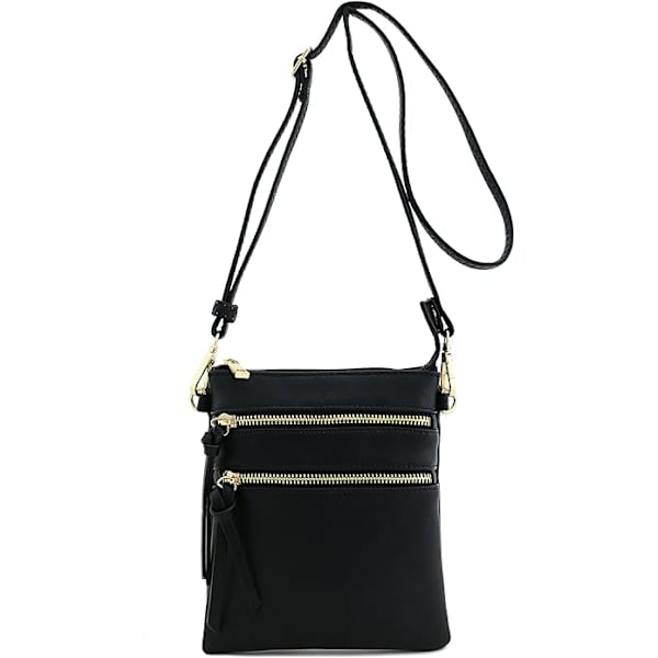 Funktionel crossbody-taske med flere lommer