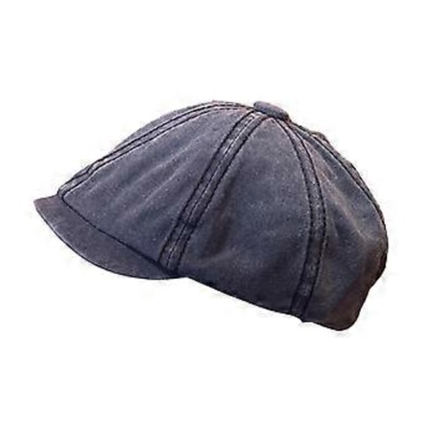 Uutispoika Lakki Päähine Klassinen Talvi Kevät Pageboy Hattu Matkailuun Ulkoiluun Treffeille (Laivastonsininen)