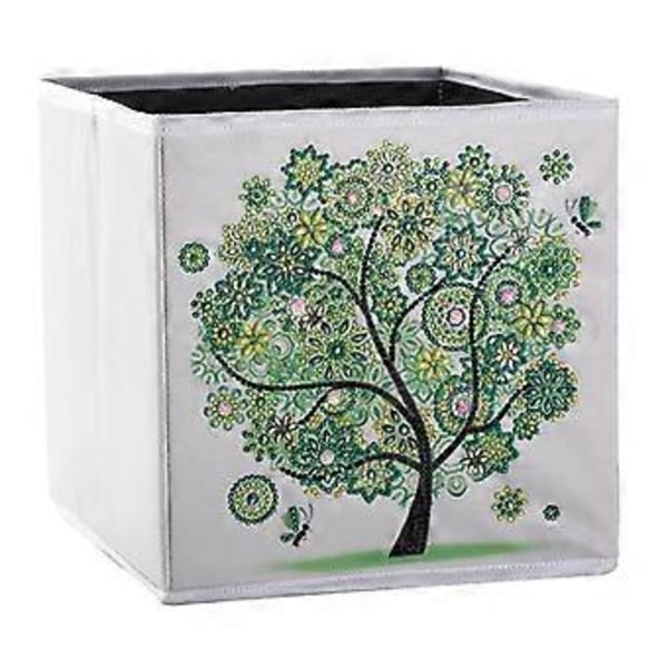 5D DIY diamantmaleri Opbevaringsboks Rejse Krystalbeholder Etui Organisatorer Diamantbroderi Håndværk Jul Bryllup Fødselsdagsgaver(A) A
