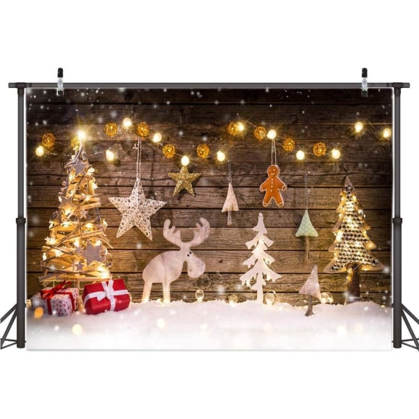 150*130cm Julefotografering Baggrund Juletræ Dekoration