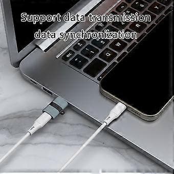 Kvalitets USB C Adapter USB C til USB Konvertere for Problemfri Enhedstilslutning OTG Support med Hul til Snøre USB A male to USB C
