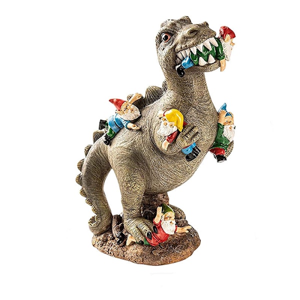 Udendørs have stjerne statue dekoration harpiks ornamenter dinosaur ea