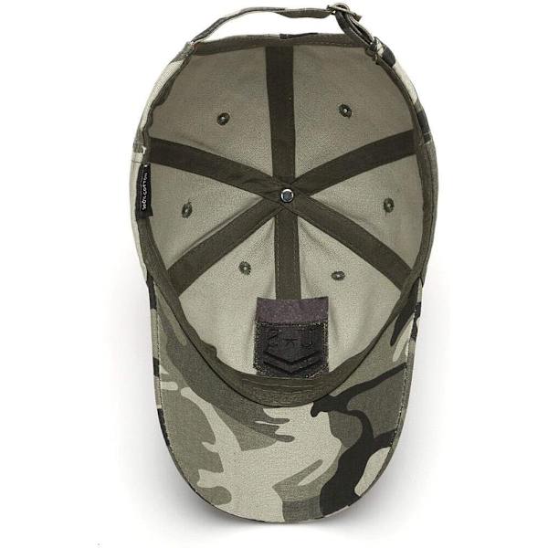 Kamouflage Basebollkeps, Militär Army Camo Basebollkeps Bomull C