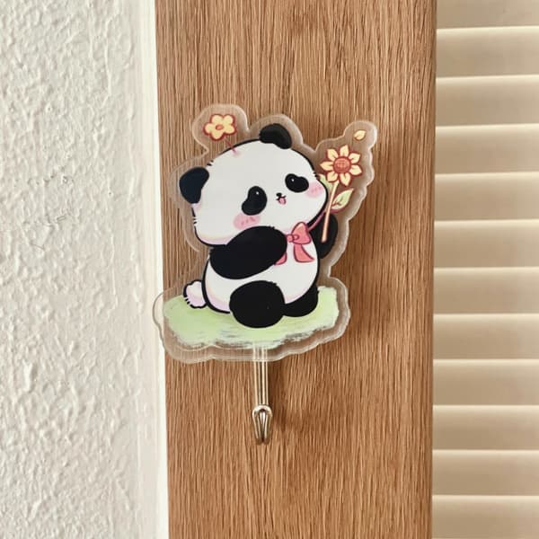 4 kpl Panda seinäkoukku pyyheteline kylpyhuone ruostumaton teräs Se
