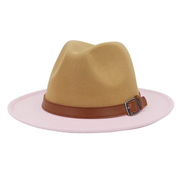 Bred stråhat Panama hat i herrestil med UV-beskyttelse
