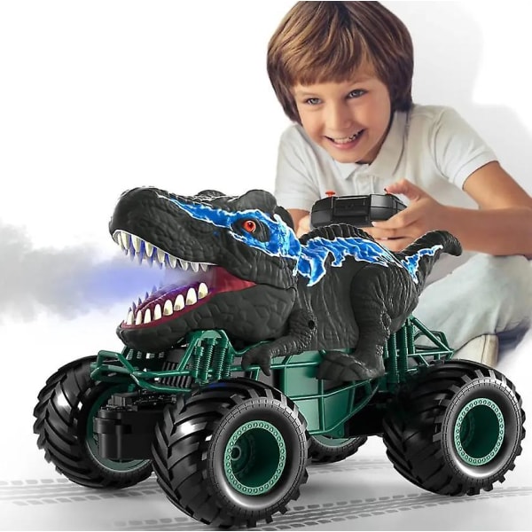 Spray Off Road Dinosaur Car 2.4g Fjärrkontroll Tyrannosaurus Rex Klippklättring Bil