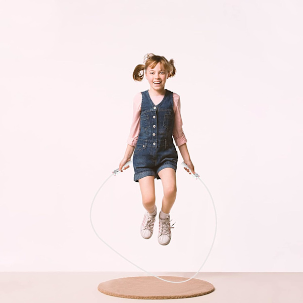 Hopprep för 8-åringar 275 cm justerbar hopprep för
