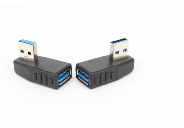 Adaptere USB 3.0 adapter [2 stk], USB 3.0 hjørneadapter, inkl