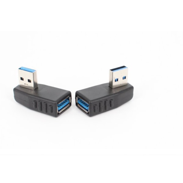 Adapterit USB 3.0 -sovitin [2 kpl], USB 3.0 -kulma-adapteri, mukaan lukien vasen ja oikea kulma-adapteri