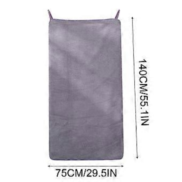 Blødt Bærbart Badehåndklæde, Plus Size Koral Fløjl Absorberende Dame Sling Fortykket Bade Wrap Håndklæde Juster Hurtigtørrende Bærbare Strand Spa Badekåber Med