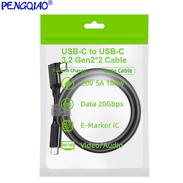 Albu VR-kabel Type-c datakabel Usb3.1 dobbel hann 4k videoprosjekteringskabel 3.20gen2 Hands Tour Line（1M stil 2）