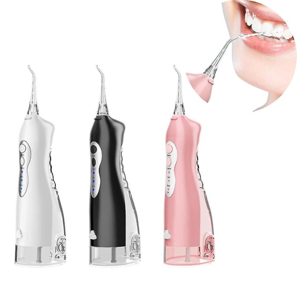 Trådløs Pearl Water Flosser Genopladelig Bærbar Water Flosser Til Tænder（Hvid）