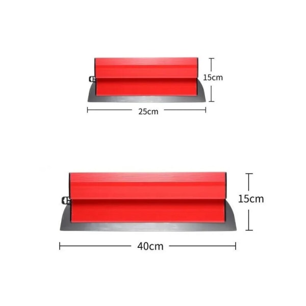 40cm kipsilevyn viimeistelyterä ruostumattomasta teräksestä valmistettu skimmeri kittiveitsi