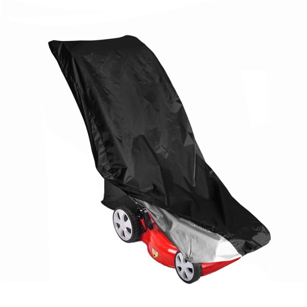 Vattentätt dammskyddande gräsklipparöverdrag i 210D polyester med dragsko