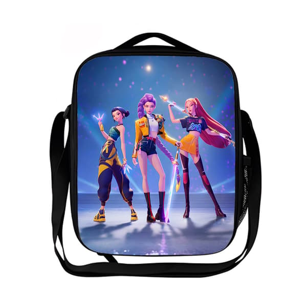 Flickor KPop Demon Hunter Isolerad Lunchväska, Skolrese Picknick Snacks Väskor Type 4