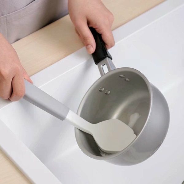 Bangs To-farget Pot Vaskegryte Børste Pot Pensel Oppvaskbørste