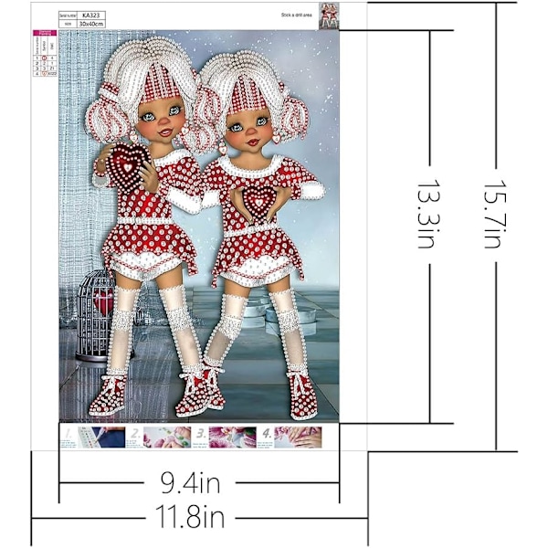 Voksen 5D DIY diamantmalerisett, sports krystall rhinestone diam