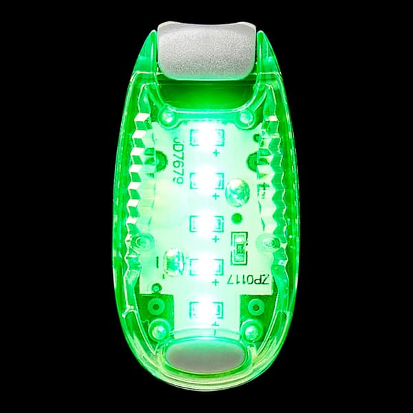 2 LED-sikkerhetslys - Klips på for synlighet under løping, jogging og gåing