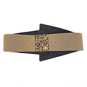 Elastisk midjeformare Bekväm midjeformare Mångsidigt midjetillbehör för vardagsbruk leopardtryck leopard print