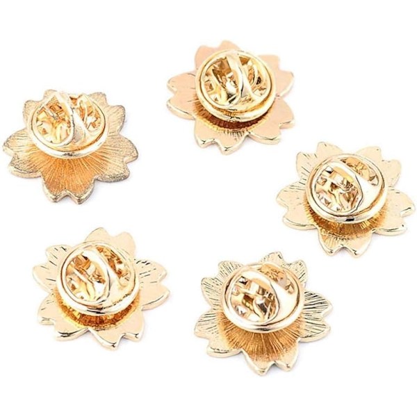 5 st Alloy Brosch Blom Brosch Pin Körsbärsblommor Söt Bröst P