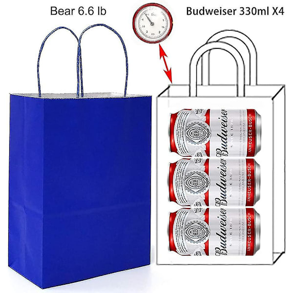 Presentpåsar Mini Kraftpapperspåsar med handtag