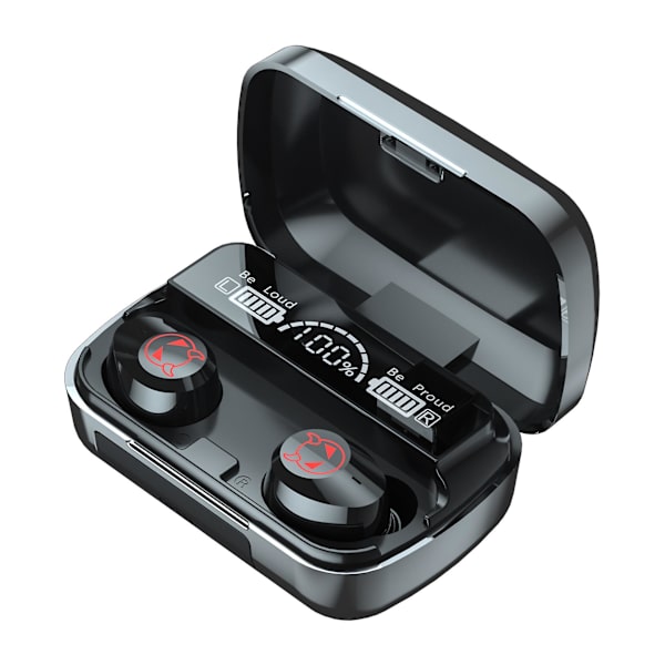 Bluetooth-hodetelefoner Ohpa M23 In Ear-mikrofon Autonomi 4t Svart