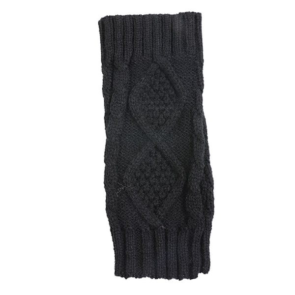 2 par halvfingerhandskar vantar dam vinter stickade handskar