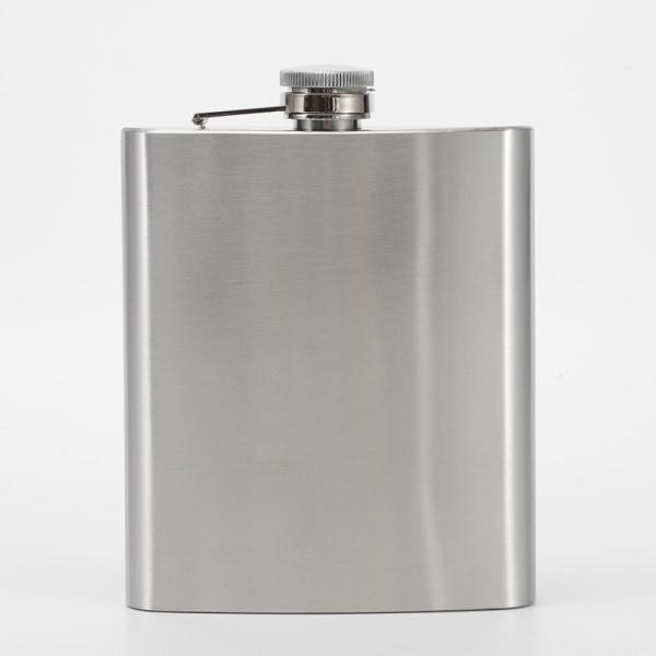 Hip flask stainless steel lightweight includes cover leak-proof