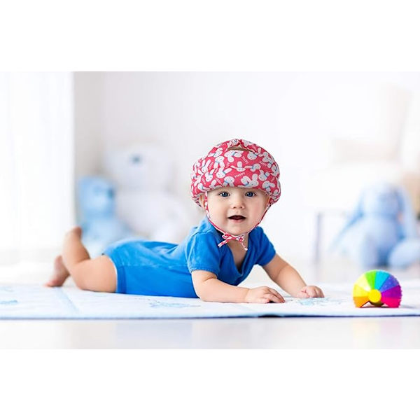 Bébé spædbarn småbørn ingen buler sikkerhedshjelm