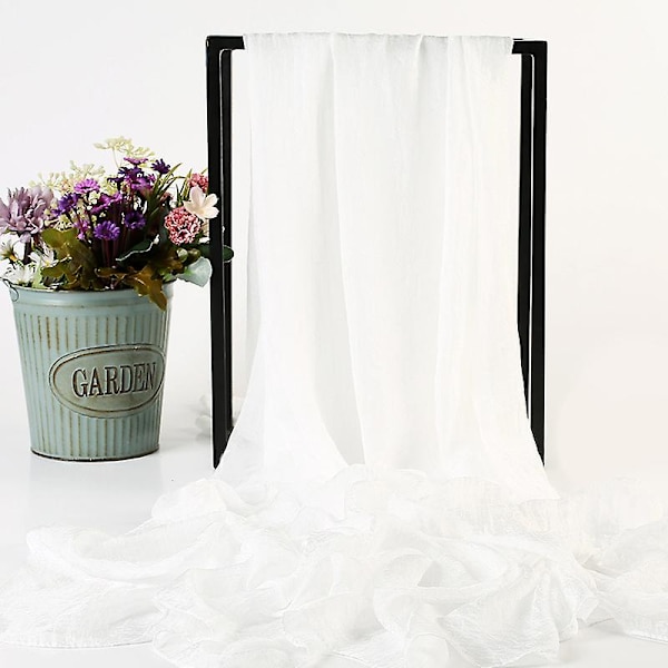 Tyylikäs iso sarong ranta-allaspeite uimapuku kääre pareo karkkihuivi（150*160cm valkoinen）
