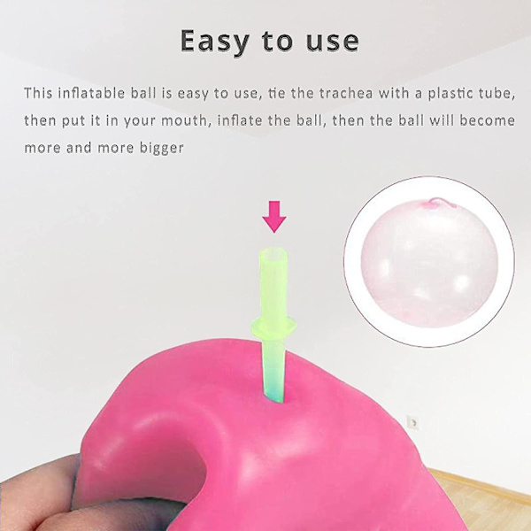 Børns Boblebold Legetøj Oppustelig Vandbold Gummiballon Bolde Pink