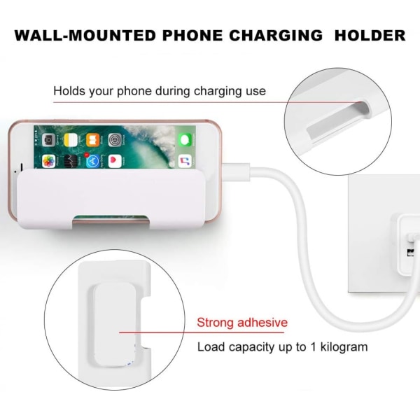 Veggmontert mobiltelefonholder