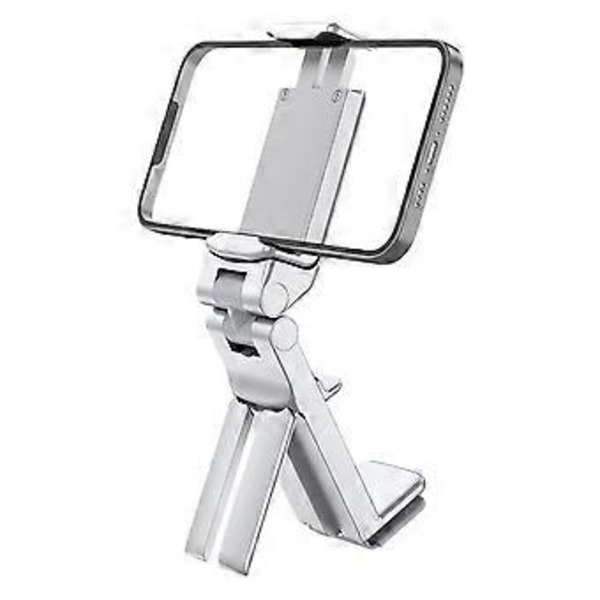 Resebordsmobiltelefonställ Magnetisk Telefonhållare Universell Vikbar Telefonhållare Klämma för 16 15 14 360 Graders Rotation white stand