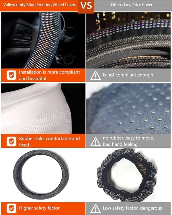 Bling Bling Kristall Diamant Rattskydd för Kvinnor Män