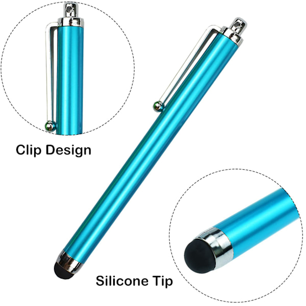 20 stk Tablet Stylus Pen Universal Kapacitiv Stylus Pen Til Touchscreen Telefon Pad Computer Laptop Tilfældig Farve