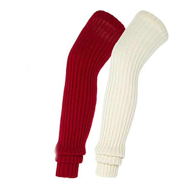 Kvinnors mode stickade leggings strumpor långa virkade leggings