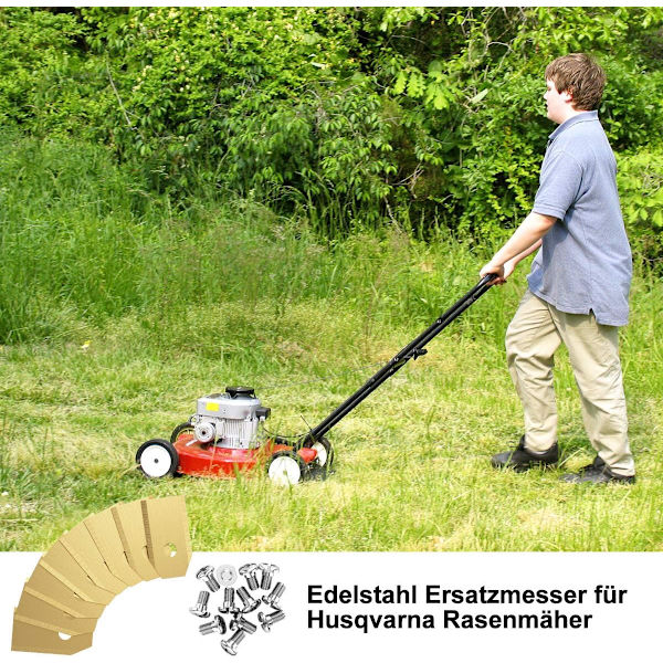 Titan erstatningsblad for Husqvarna gressklipper, 30-pakning L