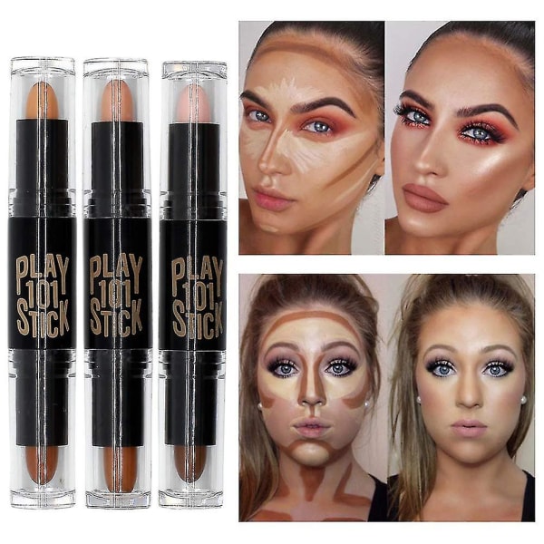 Concealer, Contour Sticks, Contour Kit, Highlight Stick, Contour And Highlight In One, 6 färger Makeup Concealer Contour Pen