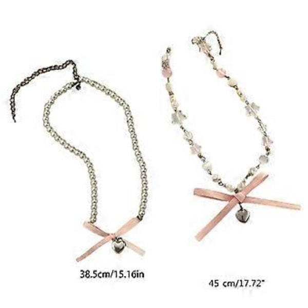 Muotichoker-kaulakoru, helmillä koristeltu choker-kaulakoru, säädettävä solisluuketju, syntymäpäivälahja naisille ja tytöille, koru