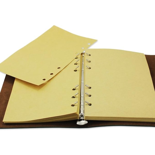 Vihreä Vintage PU Nahkainen Kansi Journal Notebook  Tyhjä Päiväkirja  Matka Journal