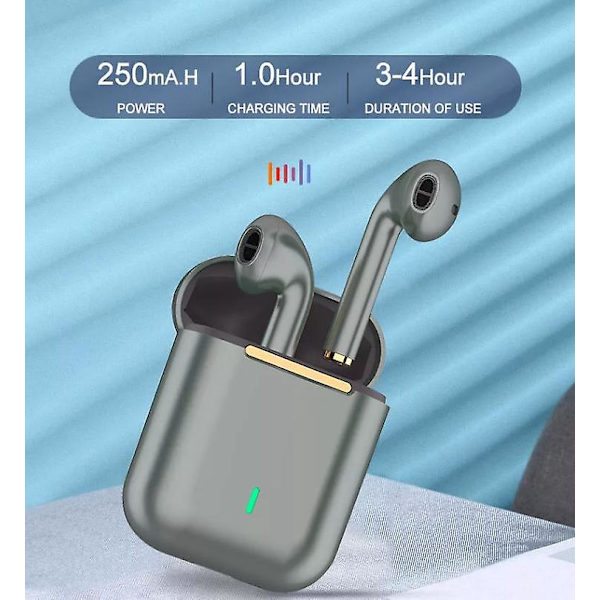 Bluetooth-kuulokkeet Ohpa J18 In Ear -mikrofonilla, 3 tunnin autonomia, ahneus