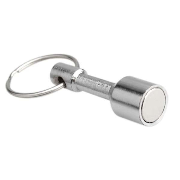 2 stk./sæt stærk magnet nøgleholder lomme nøglering split ring nøgleringe gave