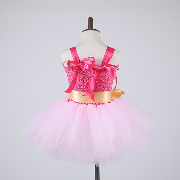 Avengers Gladiator Uniform Cosplay Girls Tutu Kjole Customs（L Pink）