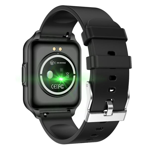 Q26 Pro Smart Watch 1,83 tum Temperatur Puls Blodtryck Blodsyreövervakning Sport（Svart）