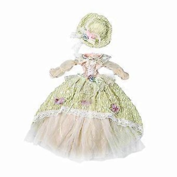 Simuleringsdockkläder 24 tum Kvinnlig Docka Retro Stil Klänning Handgjord Lätt att Bära Mjukt Tyg Dockkläder Outfits Klänning för 1/3 BJD Docka Stil C