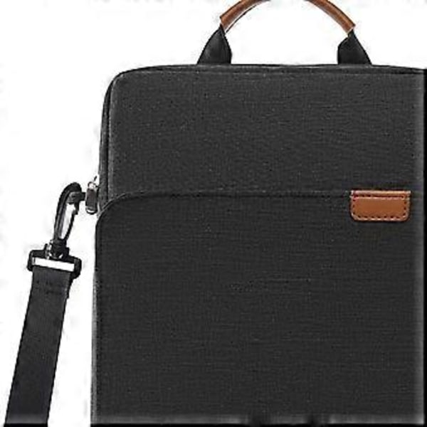 Pekskärm Tablet Väska Fodral Crossbody Väska Yttre Dragkedjeficka för Mindre Föremål Organiserad Hållbar Slitstark Dammtät Handväska (L Svart) L Black