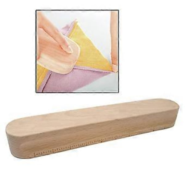 Wood Tailors Kaavapuutikku Tilkkutöihin Saumojen Litistystyökalu Ompeluun Vaatteiden Teossa (30x5.5x3.8cm) 30x5.5x3.8cm