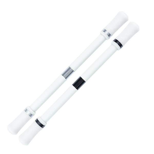 2 stk. Pen Spinning Spinner Pen Gaming Pen Gaming Spinning Pens Flying Spinning Pen Finger Rotating Pen (Hvid)