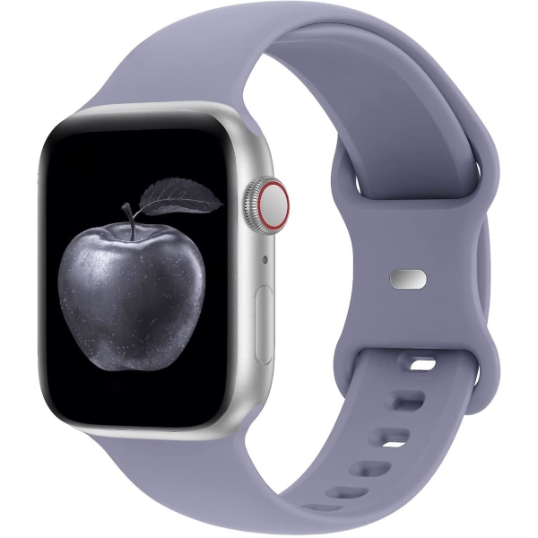 Bånd som er kompatible med Apple Watch 38 mm 40 mm, myke silikonerstatningsarmbånd for sportsreim (2）